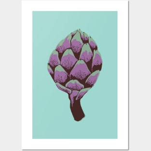 Artichoke screenprint Posters and Art